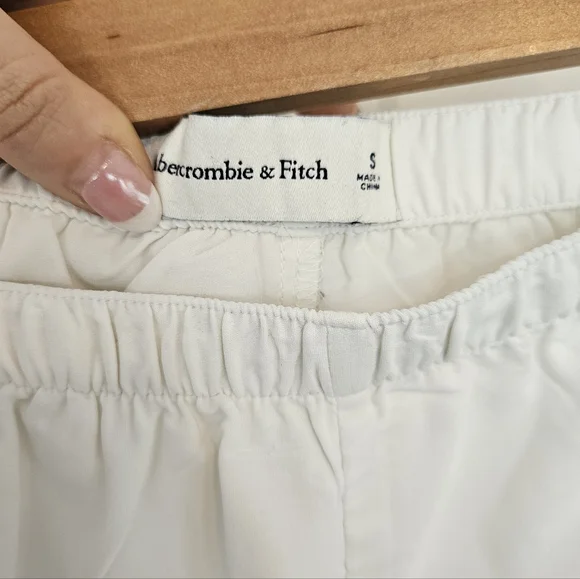 Abercrombie & Fitch AF Outfit 2PC Lounge Casual PJ Top Shorts Set S - Picture 9 of 9